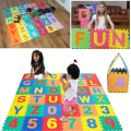 LargeSize ABC Alphabets Puzzle Foam Floor Mat for Kids (A-Z=26 Mats), Non Toxic EVA interlocking Mats, Educational and Learning Playing Mats. 