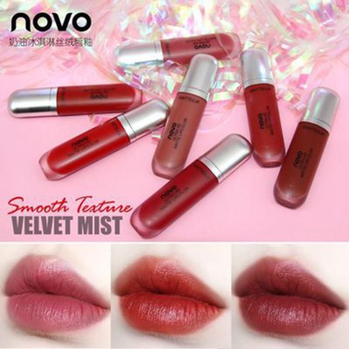 Domestic Makeup NOVO Lipstick, Cream, Ice Cream, Lipstick, Velvet Moisturizing Lip Gloss, Moisturizing Lip Stain 5234