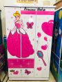 kid Wardrobe 5 ft for girls room without mattress with pretty panting. 