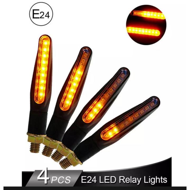 LED Turn Signal Indicator Audi Style 4 Pcs for Motorcycle / Bike