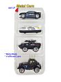 Metal Cars Pack Alloy Box Pack of 4 Pcs Die Cast Metal Car Set Toys For Kids Children and Boys. 