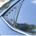 Toyota Corolla 2015 Bright Black Side Window Louver Shutter Cover Trim  Toyota Corolla 2015- Rear Window Quarter  Louvers. 