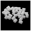 30Pcs 0.5 Modulus 8 Teeth Plastic Gear Cog for 2mm Toy Car Motor Shaft. 