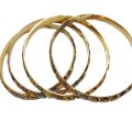 New Design Golden Metal Bangle Set for Women. 