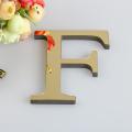 20CM 3D Mirror Letters Wall Stickers For Logo Name Alphabet Wedding Love Letters English Wall Home Decor Black/Gold/Silver/Red. 