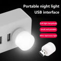 Mini USB LED Light Bulb White. 