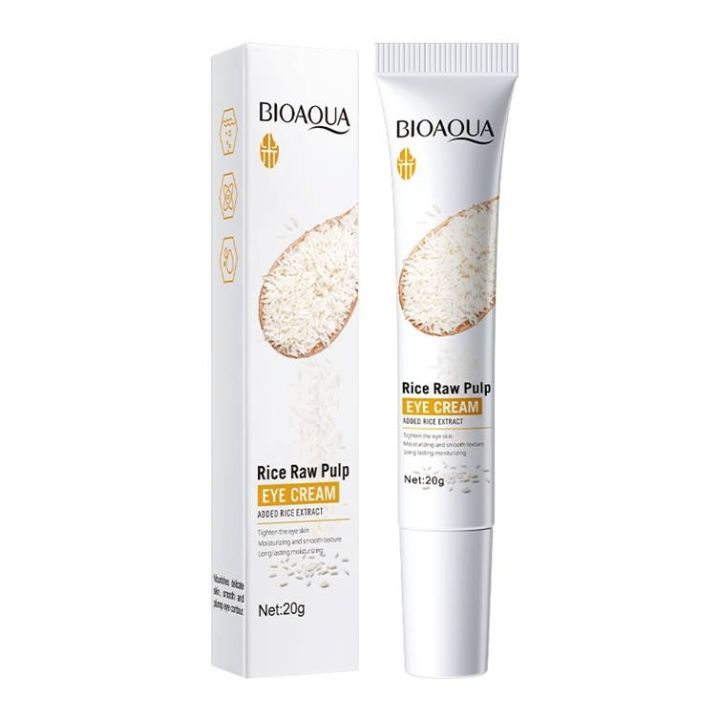 Rice Raw Pulp Eye Cream - Eye Cream for Dark Circles and Puffiness