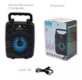 KTX 1271 Wireless Bluetooth Rechargeable Speaker FM Ready USB Memory Card Supported With RGB LED Light Black KTX-1271. 