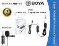 3 Years Warranty - BY-M1 Pro Ⅱ  Universal Lavalier Microphone For Laptop Camera Computer Mobile. 