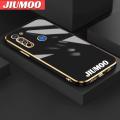 JIUMOO For MOTOROLA E8 Case Simple Square Plating Soft Silicone Edge Phone Case Full Cover Lens Camera Protector Cases Back Cover Casing Softcase For Girls. 