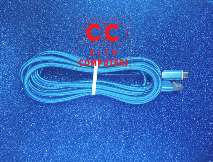 6FT Micro USB Charging Cable for Android Phones Data Cables with Fast Charging & Data Sync Unbreakable Nylon Braided (Android, Red/Blue)