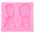 Disney Frozen Anna Elsa Princess Silicone Mold Cupcake Topper Candy Chocolate Mould Baby Birthday Fondant Cake Decorating Tools. 