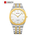 CURREN Quartz Stainless Steel Chain Wrist Watch For Men With Brand Box 8444. 