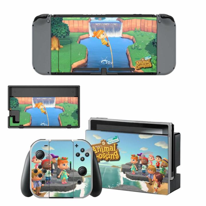 Vinyl Screen Cute Skin Animal Crossing Protector Stickers for Nintendo Switch NS Console + Joy-con Controller Skins Decal Cover
