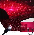 Night light projector for car interior, with USB, decorative LED lights, star pattern, ceiling light, adjustable and romantic.. 