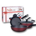 Lot Imported 3 in 1 Cookware Set, I R Polo Club, 3 piece high-quality non-stick cookware set. 