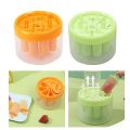 8 Grids/Set Creative Silicone Popsicle Mold Fruit Ice Cream Molds Home Freezer Reusable Kitchen DIY. 