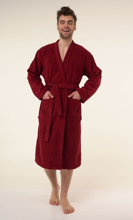 Bathrobe%20100%25%20Cotton%20%E2%80%93%20Soft%20Absorbent%20Terry%20Robe%20%7C%20Hotel%20Style%20Unisex%20Bath%20Robe%20%7C%20Quick%20Dry%20Shower%20Gown%20-%20Image%209