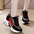 High Quality Thick-sole Warm Women's Casual Chunky Sneakers All Match Outdoor Sneakers For Women Height Increasing Shoes. 