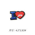 Embroidery Applique Paste Embroidered Cute Cartoon Large Patch Fabric Hand Sewing Sticky Hole Pattern On Clothes Sewing. 