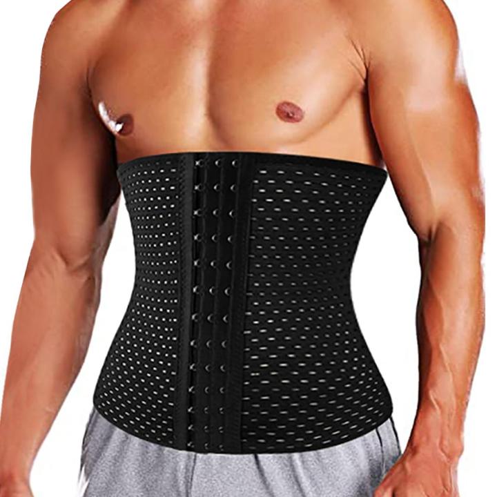 Men Body Shaper Waist Trimmer Corset Slimming Belly Fat Cellulite Tummy Control Stomach Girdle Slim Patch Belt