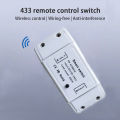 433 RF on-off smart switch 110-220V device Wireless Receiver Remote Control Switch Smart home Modification Remote Control Switch brand new and high quality. 