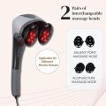 Double Head Full Body Massager -2251 Max Top Full Body Hand Held Double Headed Massage Machine Massage Hammer Infrared Massager Handheld Deep Tissue Massager Electric Double Head Massager for Muscles Back Foot Neck Shoulder Leg Calf Pain Reliefa. 