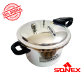 SONEX Pressure Cooker | 3Ltr - 5Ltr - 7Ltr - 9Ltr - 11Ltr | Aluminium | Heavy Weight Pressure Cooker | Best Pressure Cooker | Sonex Pressure Cooker. 