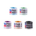 50/15 Pcs PHA Pigeon ring 2022 Pigeon foot ring Colored interior, pigeon foot ring with base Serial number PHA Pigeon. 