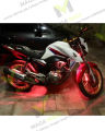 Bike Atmosphere Interior RGB LED Strip Light 12 V. 4Pcs 72 LED. Multi Colour with sound active function with remote.. 