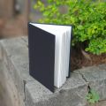 Premium Edition Leather Notebook Artist Sketch Book Hardbound A5 Blank Notebooks Hardcover Sketchbook Journal Unlined White  Paper, 50 Sheets/100 Pages Per Book, (Black, A5-Plain). 
