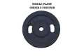 Standard - Bi-Grip Rubber Coated Weight Plate -1kg 2kg 3kg 4kg 5kg 8kg 10KG. 