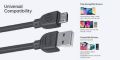 Android 1m Fast Charging USB Cable Phone Charger Data Micro USB Type B Cable for mobile phone , Tablet , Speakers & Multi Devices Ultra Fast Data & Charging. 
