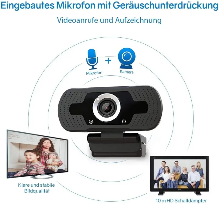 USB%20Webcam%20with%20Microphone%201080P%20Full%20HD,%202MP%20USB%20Camera%20for%20Video%20Calls/Video%20Conferences/Online%20Teaching/Skype,%20Compatible%20with%20PC%20Laptop%20Desktop%20M%C3%A0cB%C3%B2%C3%B2k/W%C3%ADnd%C3%B2ws%20Andr%C3%B2id%20i%C3%B2S,%20W%C3%ADde%20Angle%20-%20Image%204