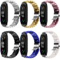 Watchband For Xiaomi Mi Band 6 / 5 Stainless Steel Watch Band. 