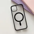 Phone Case For Apple iPhone 8,Magsafe Magnetic Wireless Charging Matte Transparent Acrylic Hard Cover. 