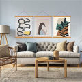 Magnetic Magnetic Poster Frame Poster Hanger Teak Wood Teak Wooden Hanging Scroll Multi-function Hanging Scroll Multi-function. 