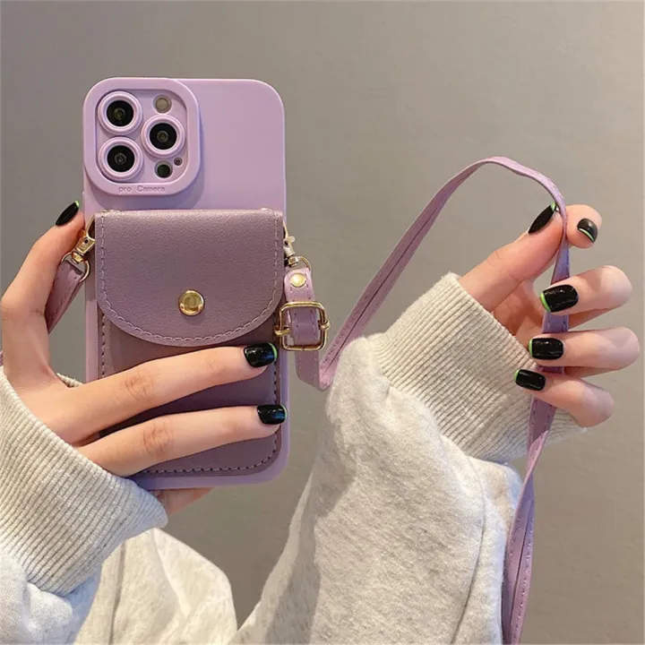 HOCE%20Luxury%20Leather%20Wallet%20Crossbody%20Lanyard%20Phone%20Case%20for%20iPhone%2015%2014%2011%2012%2013%20Pro%20Max%20X%20XS%20XR%207%208%2015%20Plus%20Cases%20Neckband%20Card%20Shockproof%20Cover%20-%20Image%204