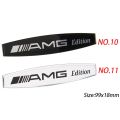 AMG Brabus Aluminum Alloy Car Body Sticker Nameplate for Mercedes Benz C200 W124 C180 A200 W210 W211 W203 w204 Auto Rear Window Emblem Badge Decal Scratch Cover Decoration. 