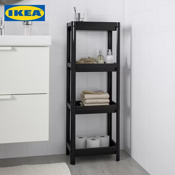 IKEA Shelf Unit, Black / White