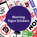Caution sign stickers, Warning Stickers A4 Size Ready to use. 