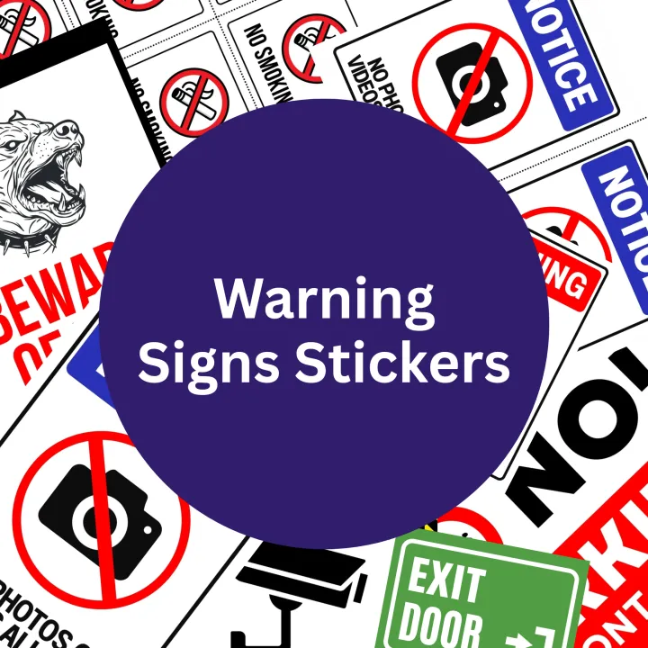 Danger Electrical Hazard Only Sign stickers, Danger Sign Stickers A4 ...