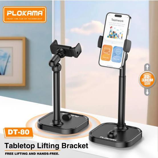 TikTok%20Tripod%20Stand%20Mobile%20Holder%20%7C%20Tabletop%20Stand%20for%20Videos,%20Drawing%20&%20Cooking%20%7C%20Plokama%20DT-80%20Premium%20Lifting%20Bracket%20-%20Image%209