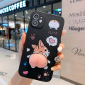Cartoon Peach Corgi Dog Buttocks Case For Samsung Galaxy A10S A11 A12 M12 A13 A15 A04S A14 A20S A21S A22 A23 A24 A30 A20 A31 A32. 