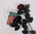 Gothic Black Rose Artificial Flowers Simulation Flowers Valentine Gift Wedding Flowers Home Decoration Roses Photo Props. 