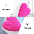 Love Cleansing Brush Heart Face Washing Exfoliator Scrubber Massaging Manual Cleaning Facial Silicone Miss. 