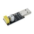 CH340 USB to ESP8266 ESP-01 Wifi Module Adapter Computer Phone Wireless Communication Microcontroller for Arduino. 