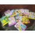 pack of 12 small coloring books for girls. 