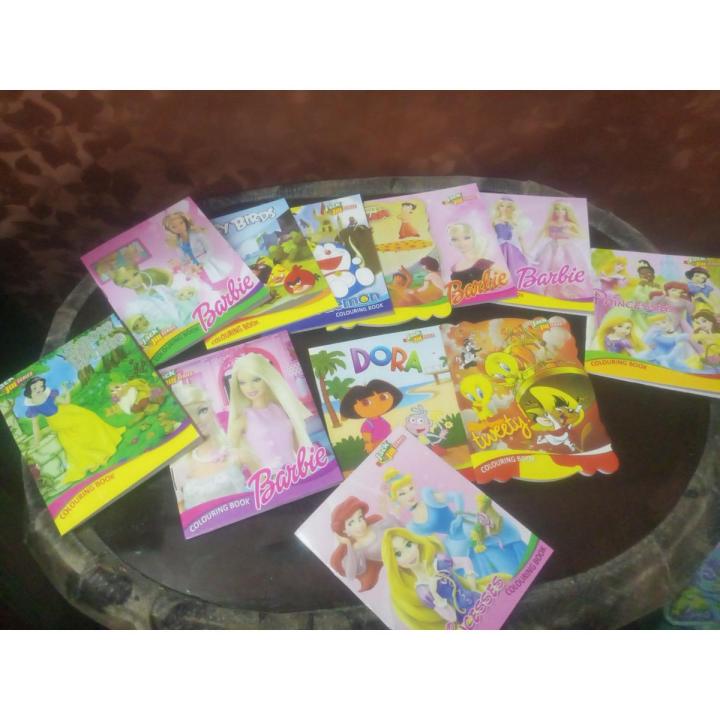 pack of 12 small coloring books for girls