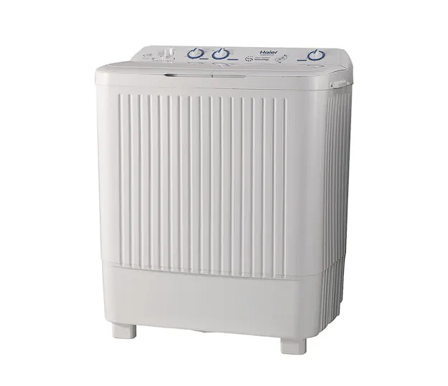 Haier Washing Machine HWM 100AS (10KG) Twin Tub with Spinner - 100% Copper